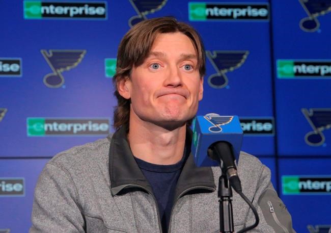 Blues rule out Bouwmeester for remainder of season, playoffs | iNFOnews.ca Blues rule out Bouwmeester for remainder of season, playoffs | iNFOnews.ca