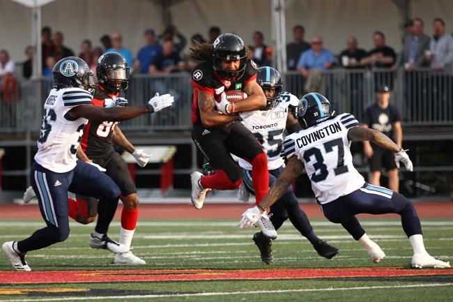 Davis solid in leading Redblacks to 32-17 exhibition win over Argos | iNFOnews.ca