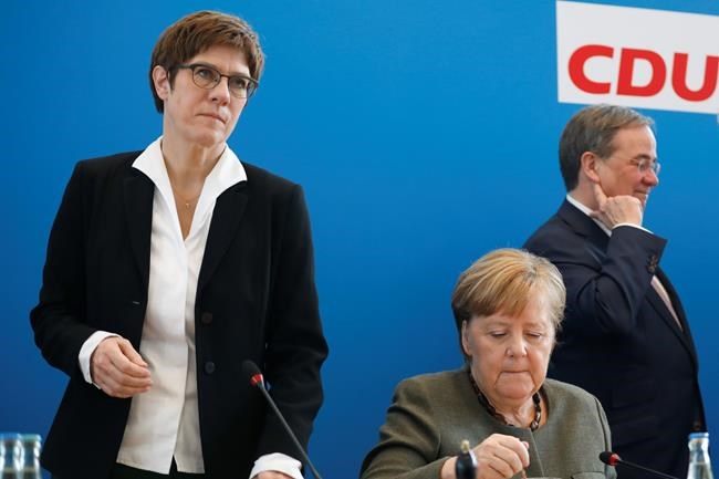 Field narrows in bid to lead Chancellor Merkel's CDU party | iNFOnews.ca CP2120543076