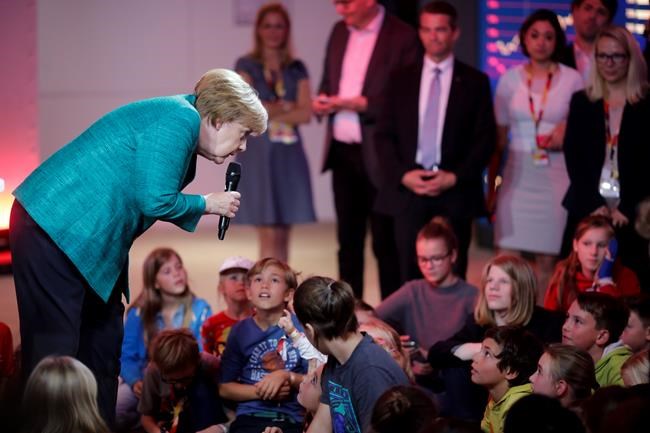 Merkel answers questions at children's press conference | iNFOnews.ca