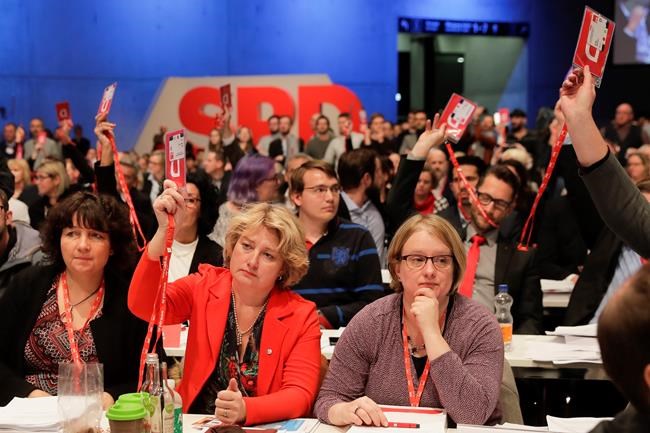 Germany's Social Democrats OK talks on a new Merkel govt | iNFOnews.ca