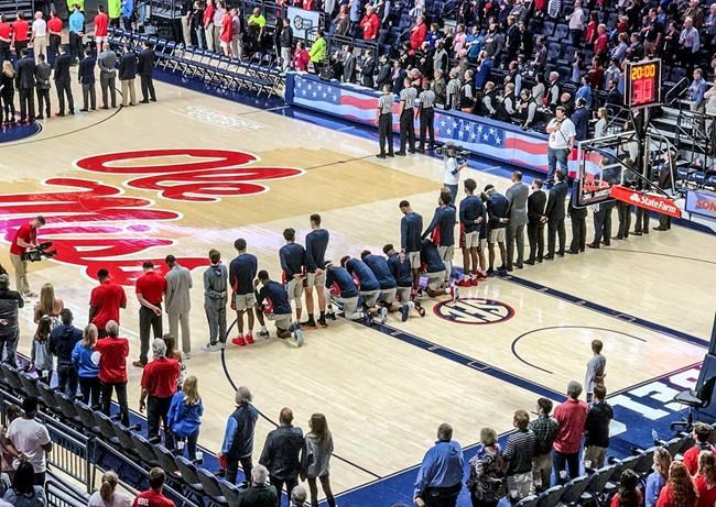Governor: No position on Ole Miss players' anthem kneeling | iNFOnews.ca Governor: No position on Ole Miss players' anthem kneeling | iNFOnews.ca