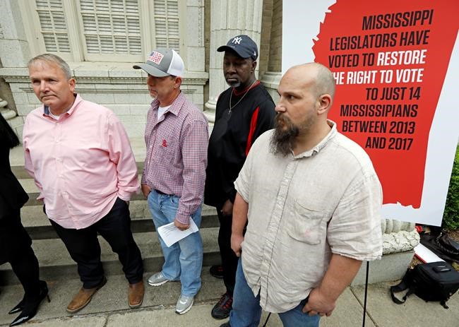 Lawsuit: Mississippi 'harsh' in denying ex-con voting rights | iNFOnews.ca