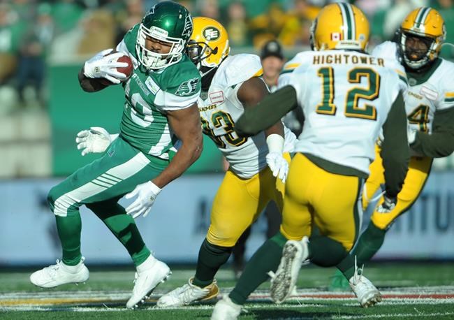 Roughriders beat Eskimos 23-13, win West Division for first time since 2009 | iNFOnews.ca Roughriders beat Eskimos 23-13, win West Division for first time since 2009 | iNFOnews.ca