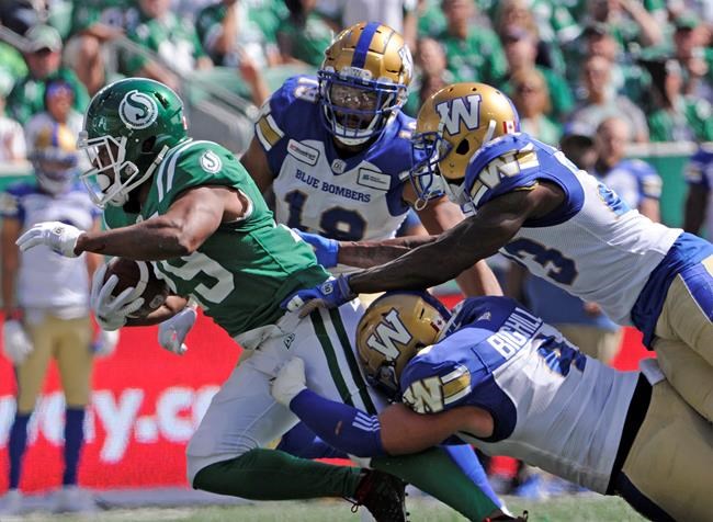 Bombers defence ready for another crack at Riders as rivals clash in Banjo Bowl | iNFOnews.ca Bombers defence ready for another crack at Riders as rivals clash in Banjo Bowl | iNFOnews.ca