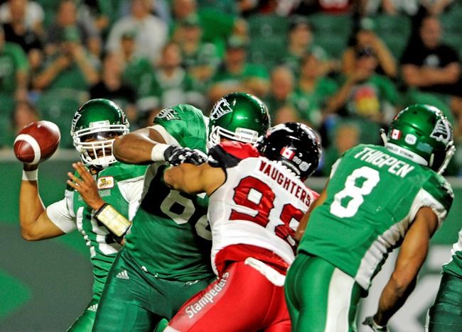 Calgary Stampeders remain unbeaten with win over Roughriders | iNFOnews.ca