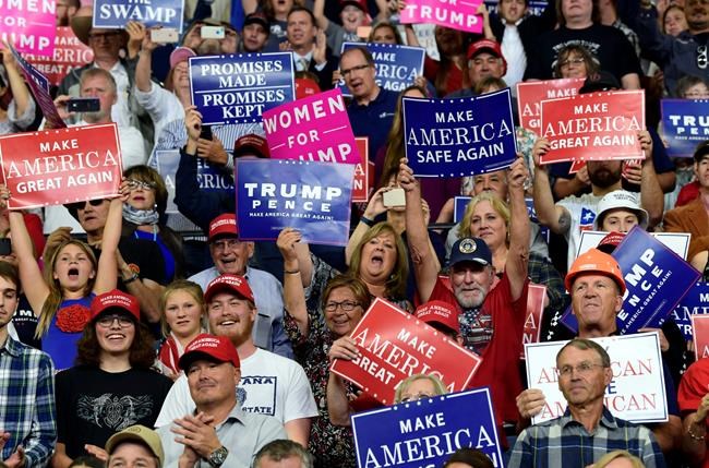 At rally, Trump lauds Kavanaugh progress, decries 'meanness' | iNFOnews.ca