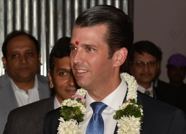 Trump Jr. 'loves' Indian media covering his business visit | iNFOnews.ca Trump Jr. 'loves' Indian media covering his business visit | iNFOnews.ca