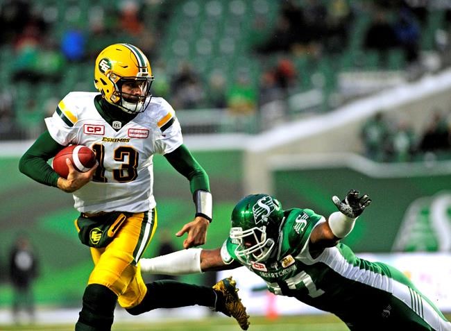 Eskimos beat Riders for fifth straight win, will meet Bombers in playoffs | iNFOnews.ca