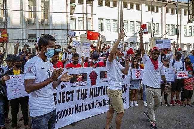 Myanmar's Premier League fans join team opposing army's coup | iNFOnews.ca Myanmar's Premier League fans join team opposing army's coup | iNFOnews.ca