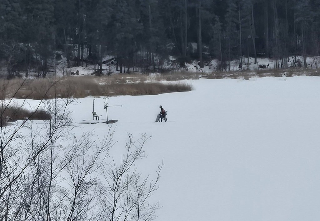 Why there's a mannequin ice fishing on a Kamloops lake | iNFOnews.ca