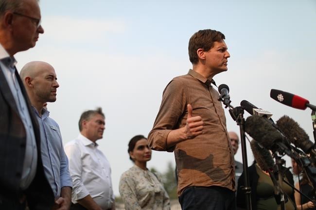 B.C. Premier David Eby set to visit Kamloops, Salmon Arm amid devastating wildfires | iNFOnews.ca