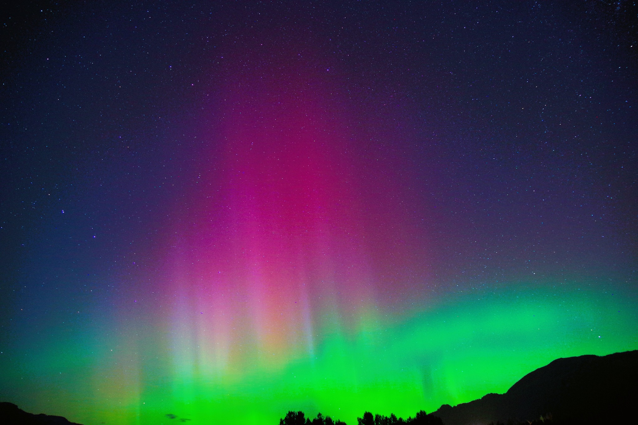 iN PHOTOS: Incredible northern lights show in Kamloops, Okanagan | iNFOnews.ca