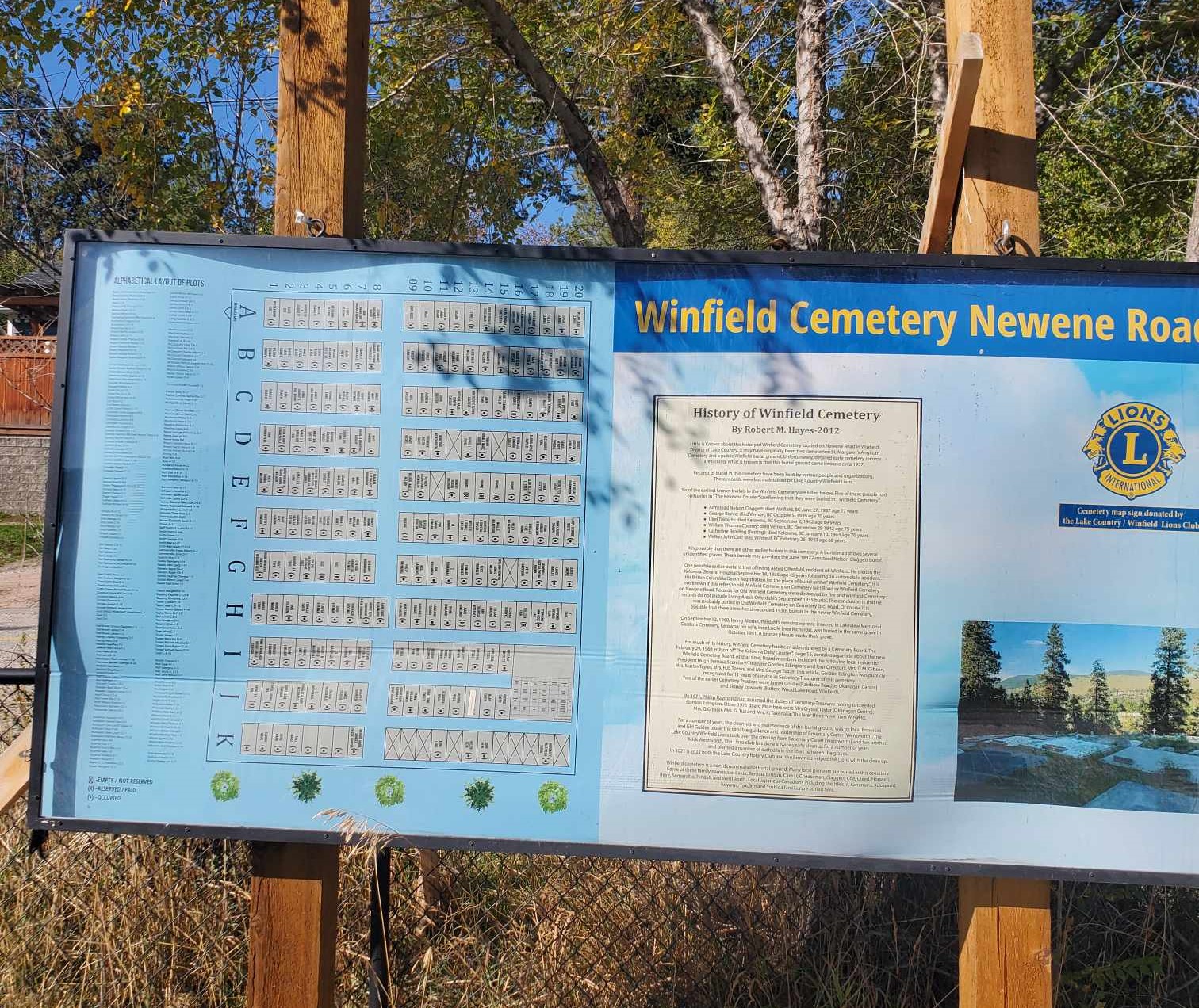 Someone else is buried in a family's Lake Country cemetery plot | iNFOnews.ca Someone else is buried in a family's Lake Country cemetery plot | iNFOnews.ca