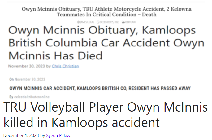 How AI broke the news identifying TRU car crash victim | iNFOnews.ca