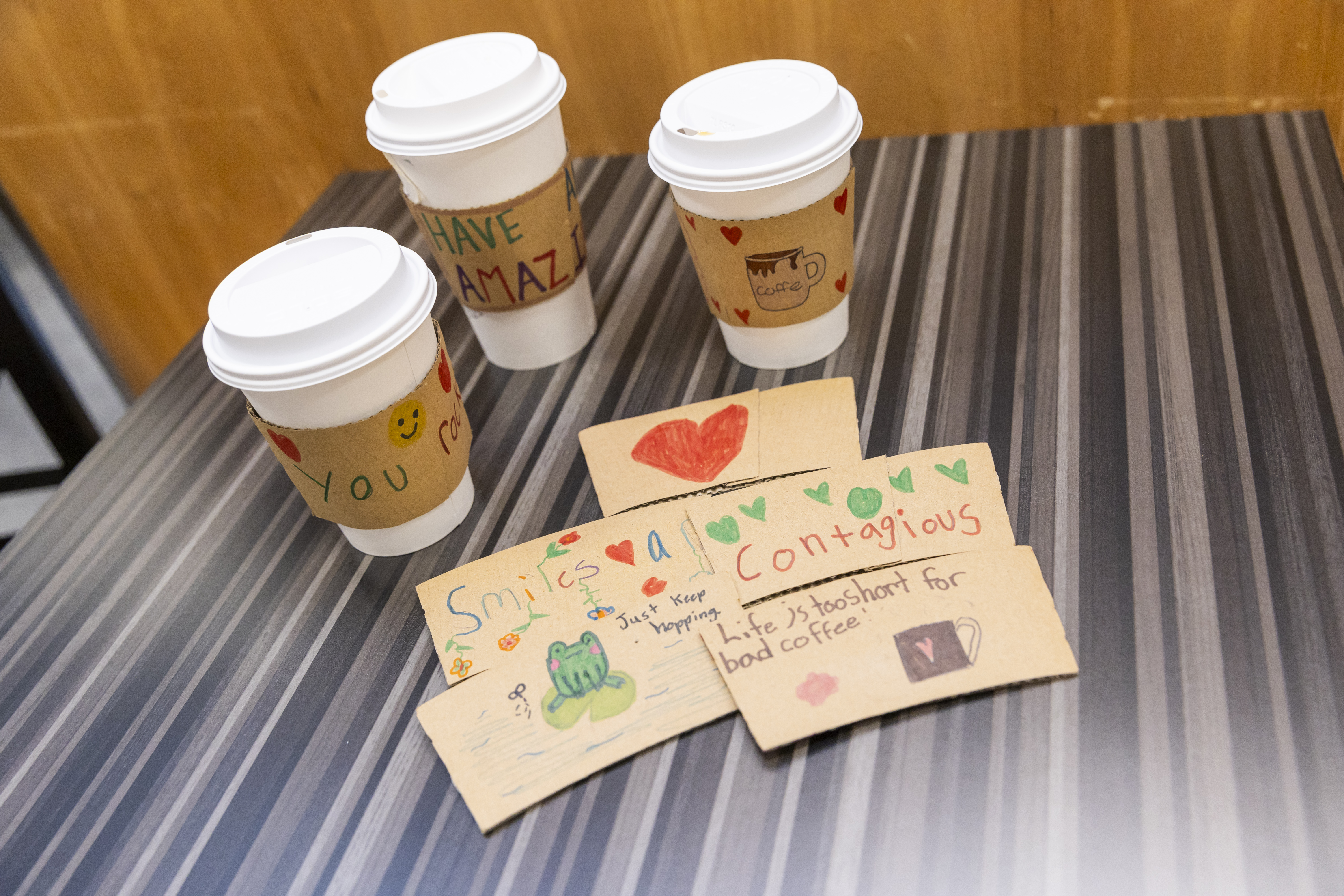 iN VIDEO: Why kids handed out 3,000 coffee sleeves to Vernon health-care workers | iNFOnews.ca