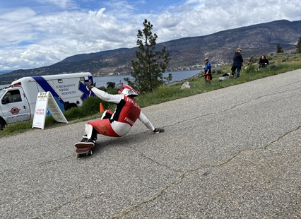 iN PHOTOS: Longboards and street luges racing down Knox Mountain in Kelowna | iNFOnews.ca