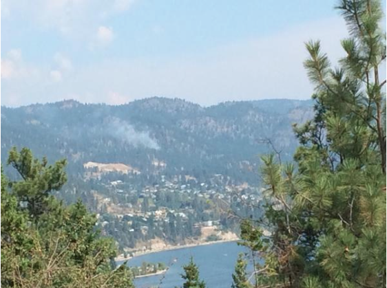 Small wildfire burning near Peachland | iNFOnews.ca