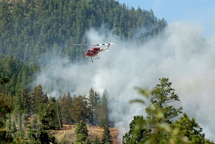 UPDATE: Wildfire near Peachland grows to 40 hectares | iNFOnews.ca