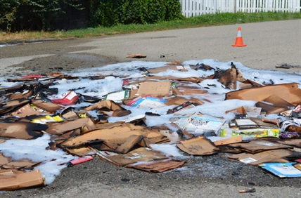 Garbage truck contents catch fire during morning run | iNFOnews.ca