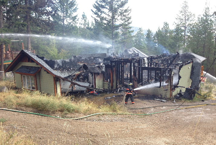 North Okanagan home destroyed by fire | iNFOnews.ca
