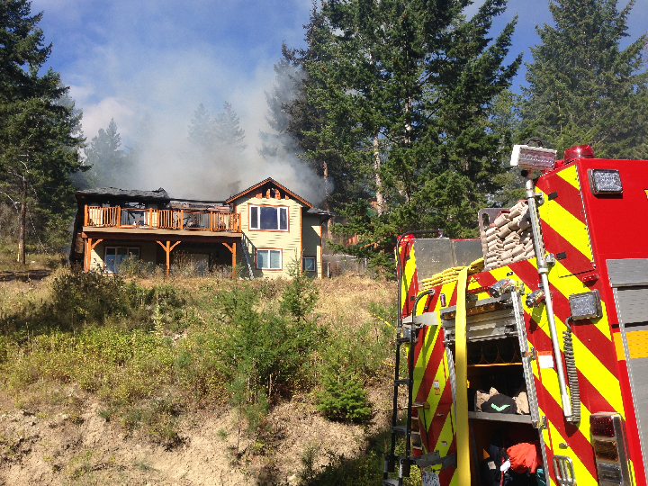 North Okanagan home destroyed by fire | iNFOnews.ca