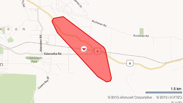 Large power outage hits Coldstream | iNFOnews.ca