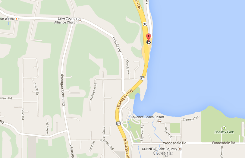 Traffic incident clogs northbound lanes of Hwy 97 during morning commute | iNFOnews.ca