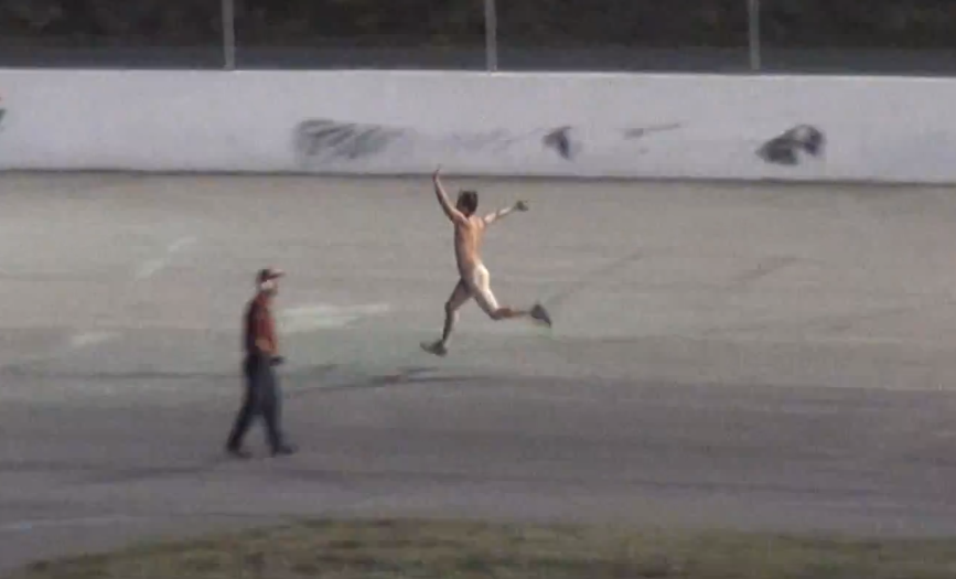 Travel trailer destruction at Motoplex Speedway | iNFOnews.ca