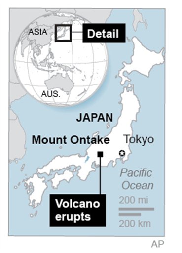 UPDATE: 7 rescued, 32 missing as volcano erupts in Japan | iNFOnews.ca UPDATE: 7 rescued, 32 missing as volcano erupts in Japan | iNFOnews.ca
