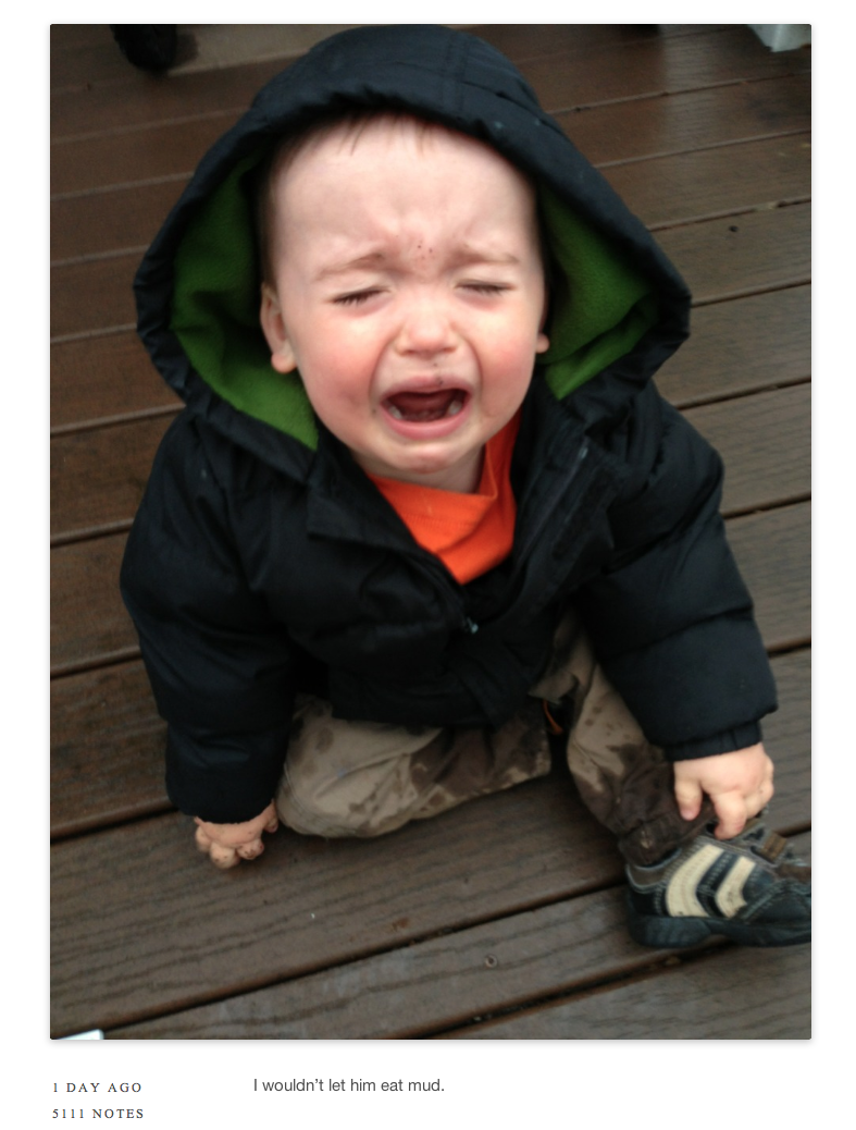 Why cry little guy? Mom did what? | iNFOnews.ca Why cry little guy? Mom did what? | iNFOnews.ca