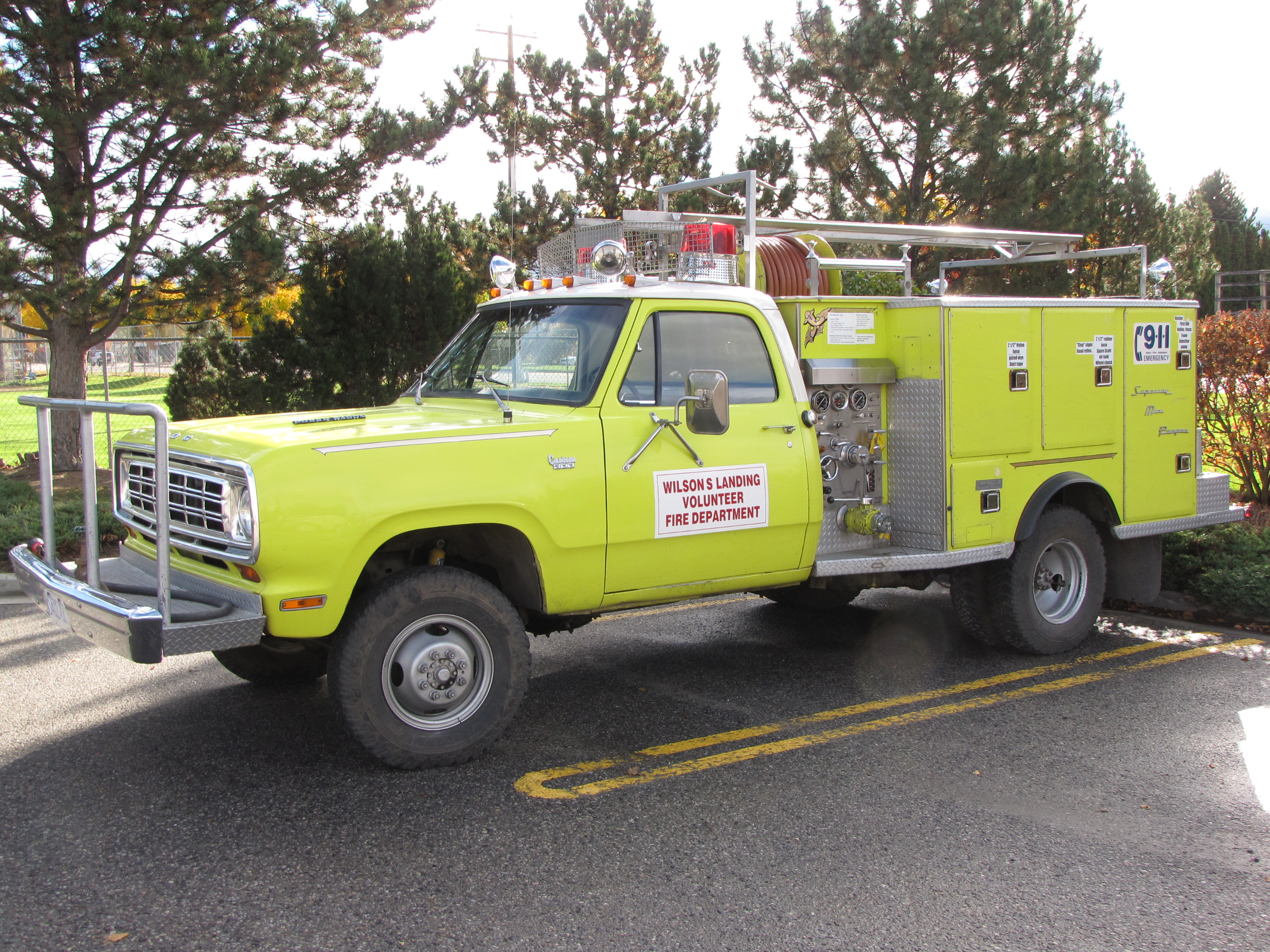 Wilson's Landing fire department gets new bush truck | iNFOnews.ca