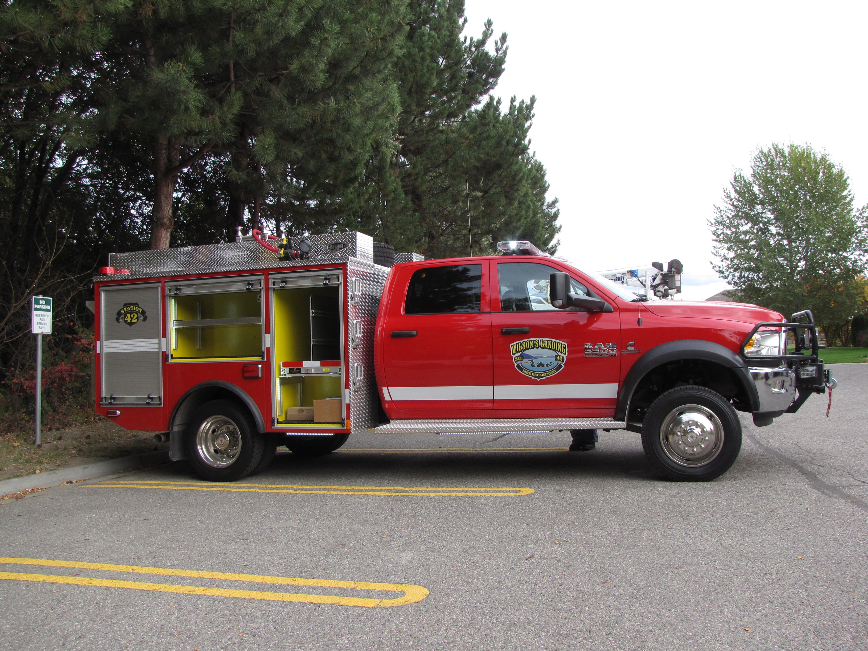 Wilson's Landing fire department gets new bush truck | iNFOnews.ca