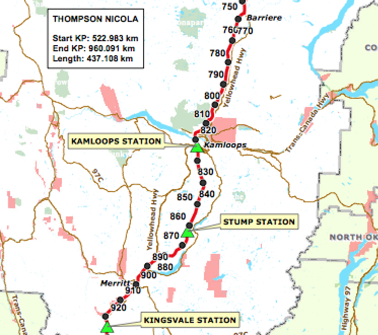 Protesters of pipeline mapped through Kamloops and Merritt rally on Burnaby Mountain | iNFOnews.ca
