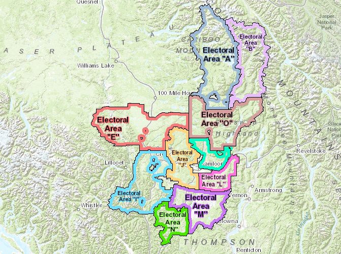 Shiny new names for three Thompson-Nicola electoral areas | iNFOnews.ca