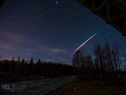 Great balls of fire! Flash across Calgary night sky turns out to be rocket | iNFOnews.ca Great balls of fire! Flash across Calgary night sky turns out to be rocket | iNFOnews.ca