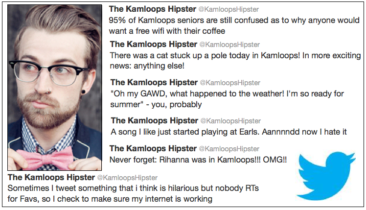 Meet the Kamloops Hipster: 'Sarcastic, egotistical and kind of funny' | iNFOnews.ca Meet the Kamloops Hipster: 'Sarcastic, egotistical and kind of funny' | iNFOnews.ca