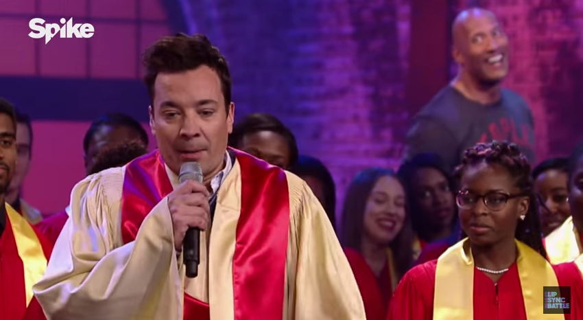 Epic lip sync battle: Jimmy Fallon vs. The Rock | iNFOnews.ca