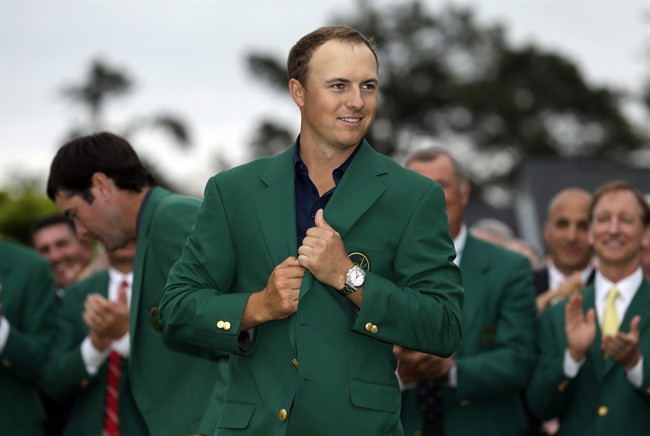 The young Master: Jordan Spieth wins green jacket at 21 and ties record set by Tiger Woods | iNFOnews.ca