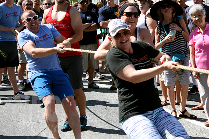 Fire truck pull adds some heat to a hot day in Penticton | iNFOnews.ca