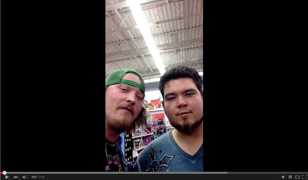 TRENDING NOW: Pair rock Pride and Joy at Walmart on toy guitar | iNFOnews.ca TRENDING NOW: Pair rock Pride and Joy at Walmart on toy guitar | iNFOnews.ca