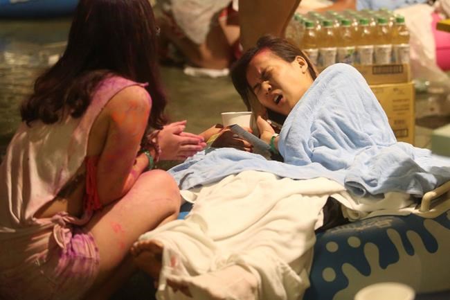 Fire injures scores of people attending party at Taiwan water park | iNFOnews.ca