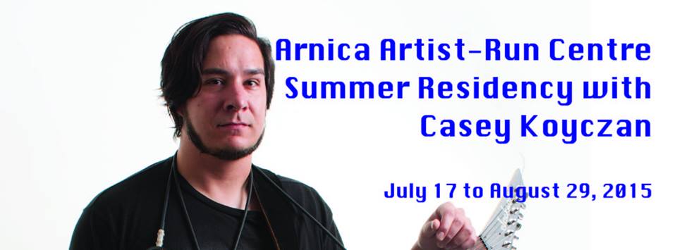 Casey Koyczan in residence at Arnica Artist-Run Centre | iNFOnews.ca