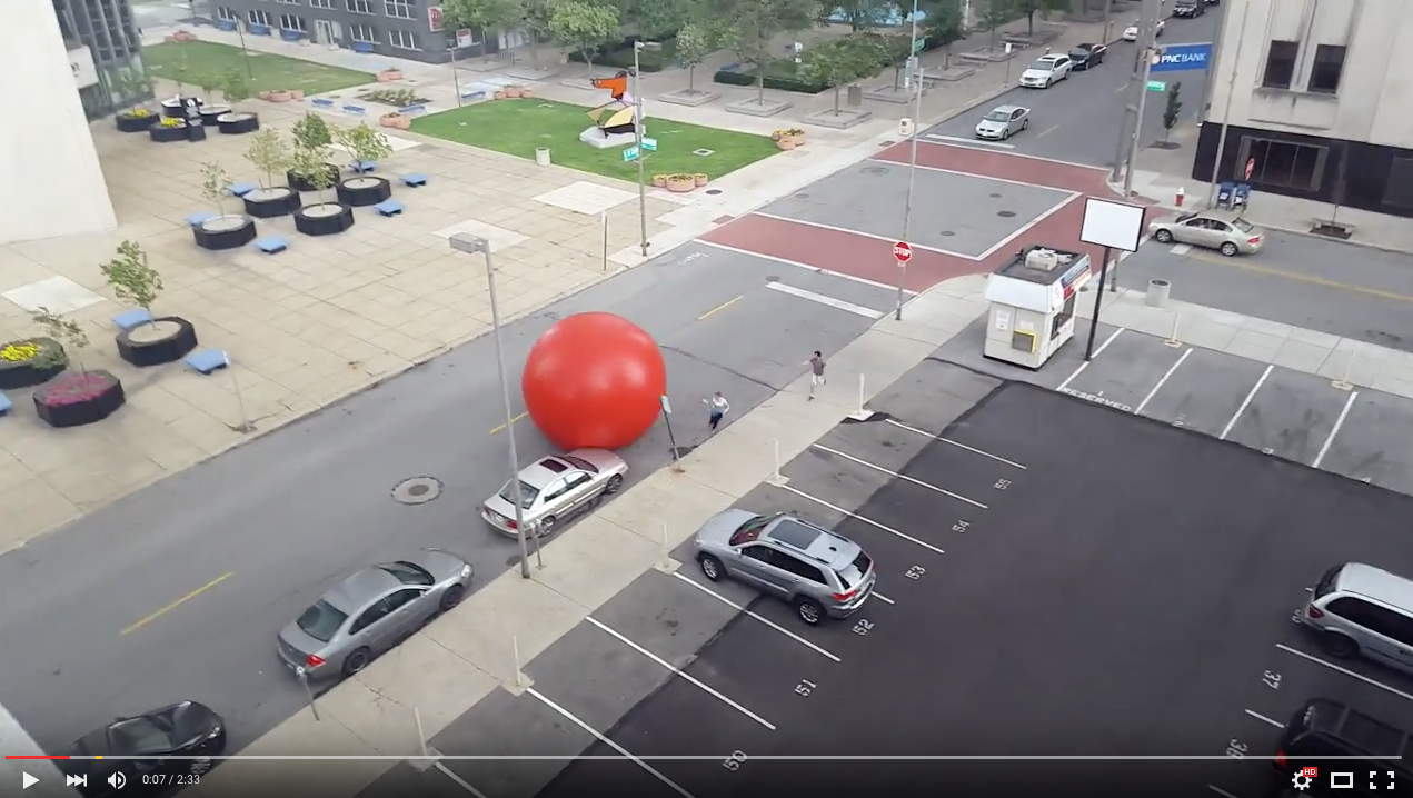 TRENDING NOW: Big red ball rolls through Toledo | iNFOnews.ca