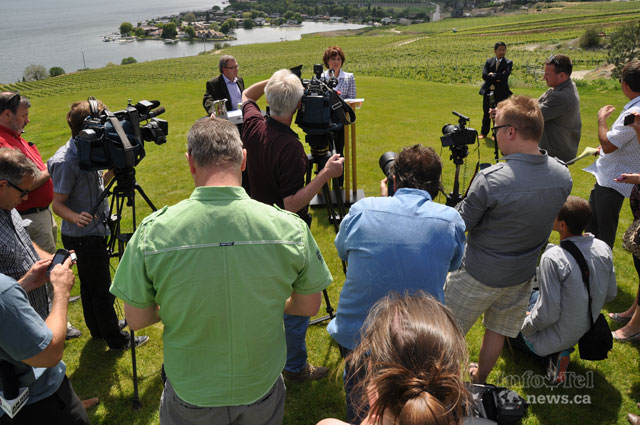 Local NDP 'not intimidated' by Christy Clark parachuting into town | iNFOnews.ca Local NDP 'not intimidated' by Christy Clark parachuting into town | iNFOnews.ca