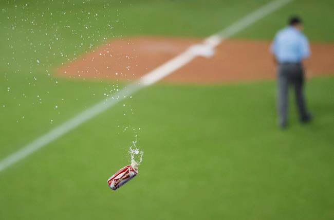 After debris-tossing incident, Jays not selling beer in cans in top level of Rogers Centre | iNFOnews.ca After debris-tossing incident, Jays not selling beer in cans in top level of Rogers Centre | iNFOnews.ca