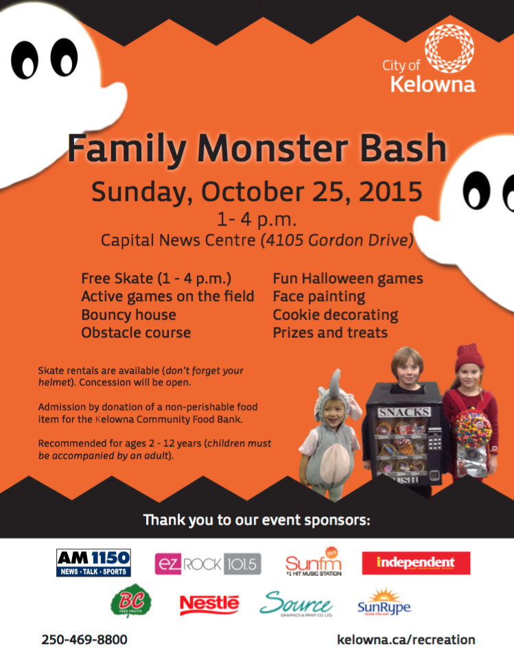 Spooktacular Family Monster Bash | iNFOnews.ca