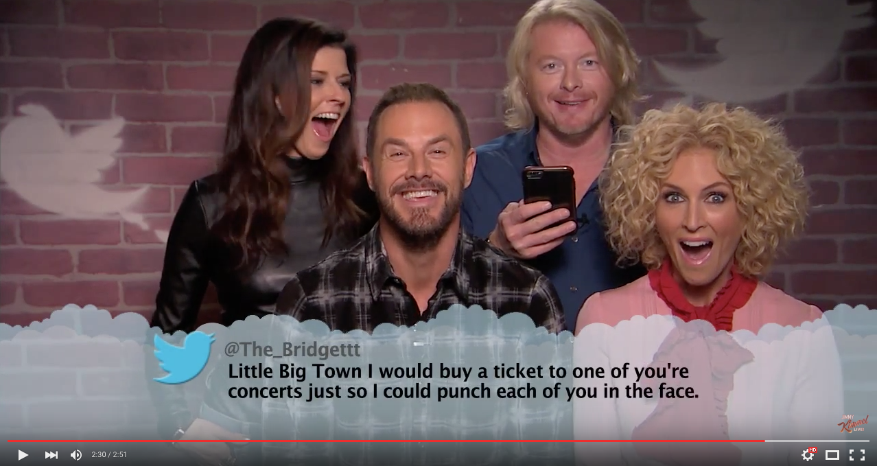 TRENDING NOW: Mean Tweets, the country music edition | iNFOnews.ca TRENDING NOW: Mean Tweets, the country music edition | iNFOnews.ca