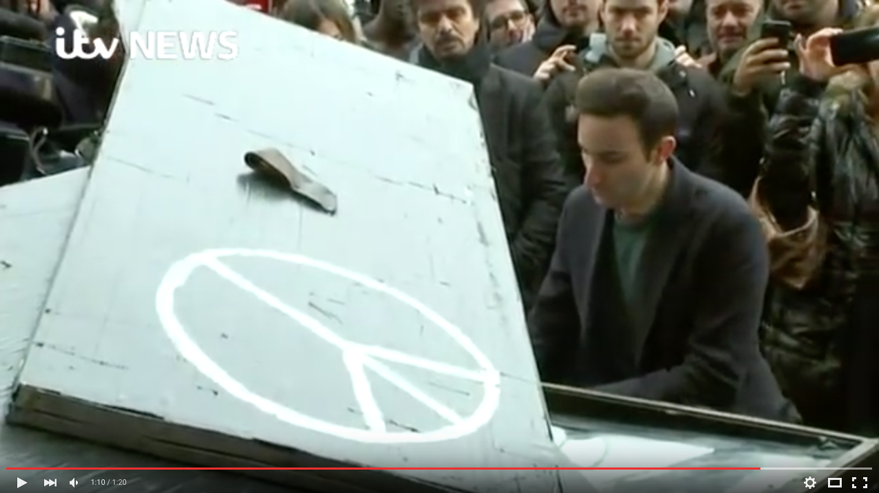TRENDING NOW: Man plays 'Imagine' on piano after Paris attacks | iNFOnews.ca TRENDING NOW: Man plays 'Imagine' on piano after Paris attacks | iNFOnews.ca