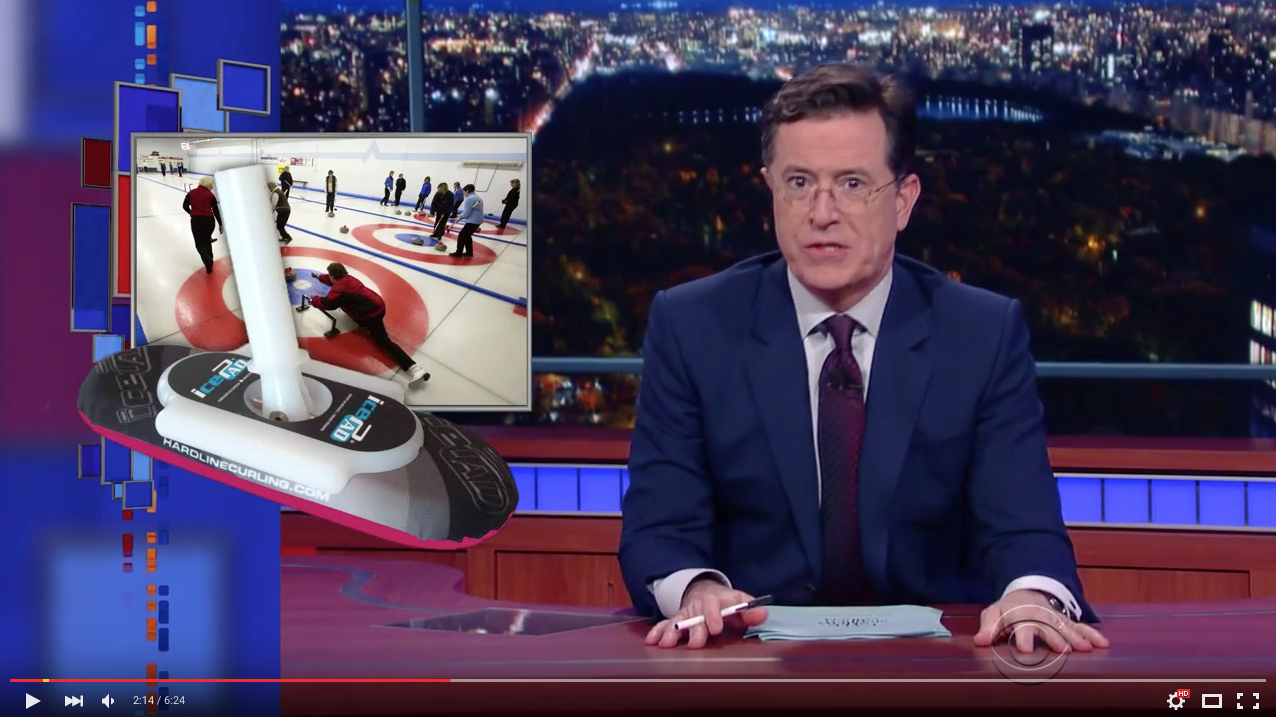 TRENDING NOW: Stephen Colbert on curling broom controversy | iNFOnews.ca TRENDING NOW: Stephen Colbert on curling broom controversy | iNFOnews.ca